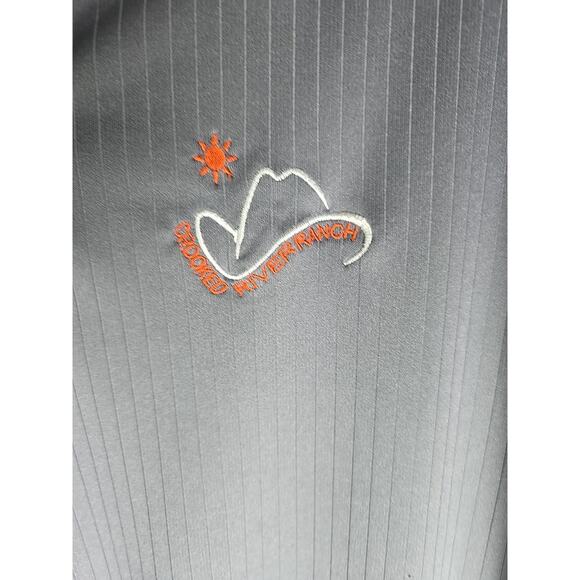 Antigua Golf Polo Shirt Mens Large Crooked River Ranch Performance Lightweight - Picture 3 of 7